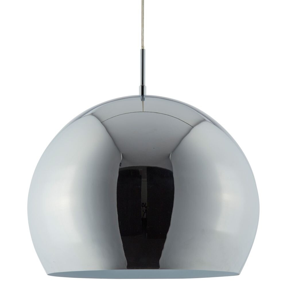Searchlight INDUPA Pendelleuchte Chrom, Weiß, 1-flammig main product photo