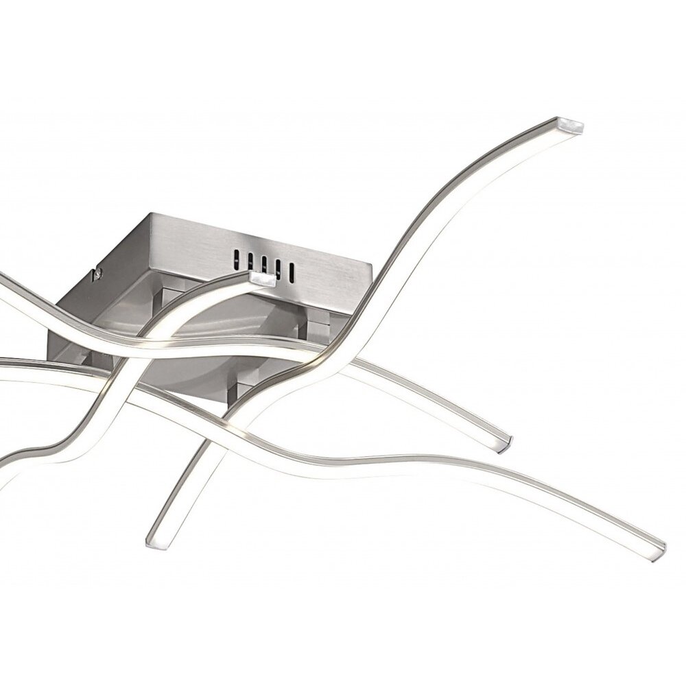 Leuchtendirekt WAVE Deckenleuchte LED Edelstahl, 4-flammig main product photo