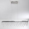 Slidre Pendelleuchte LED Chrom, 1-flammig, Fernbedienung