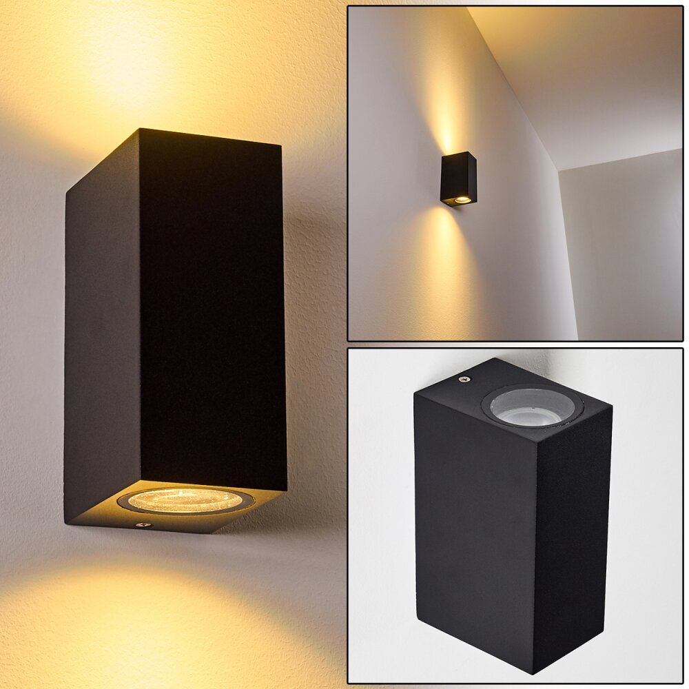 Nordborg Außenwandleuchte LED Schwarz, 2-flammig main product photo
