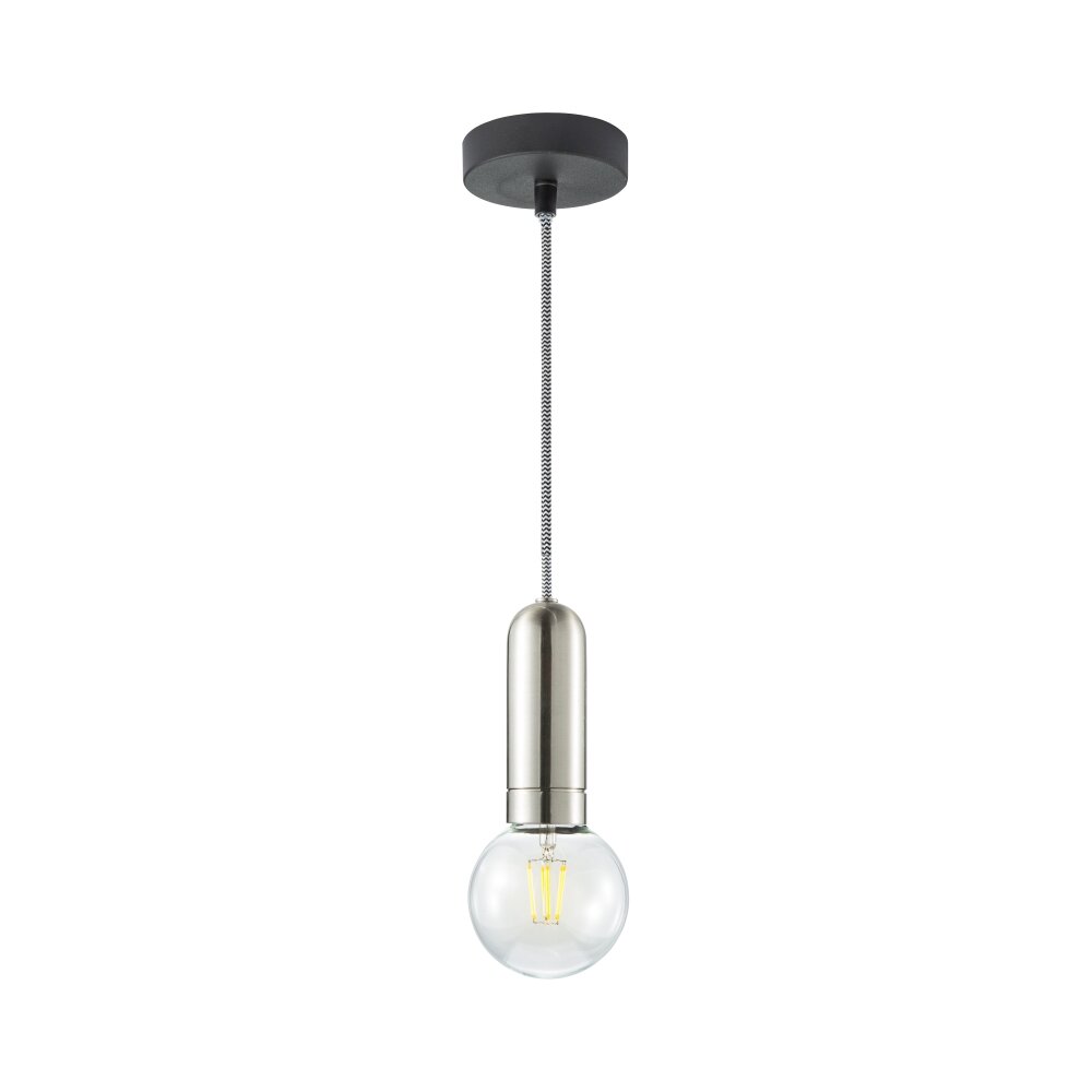 Leuchten Direkt TURN ME Pendelleuchte Edelstahl, 1-flammig main product photo