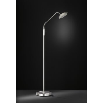 Wofi ORTA Standleuchte LED Nickel-Matt, 1-flammig