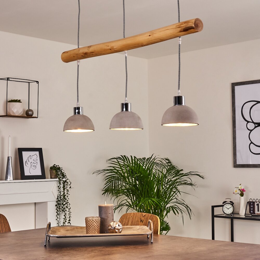 Ambri Pendelleuchte Nickel-Matt, 3-flammig main product photo