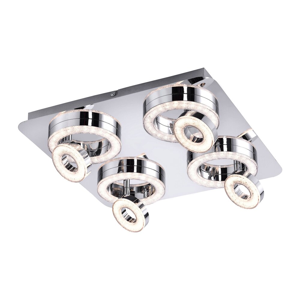Leuchten Direkt Tim Deckenleuchte LED Chrom, 8-flammig main product photo