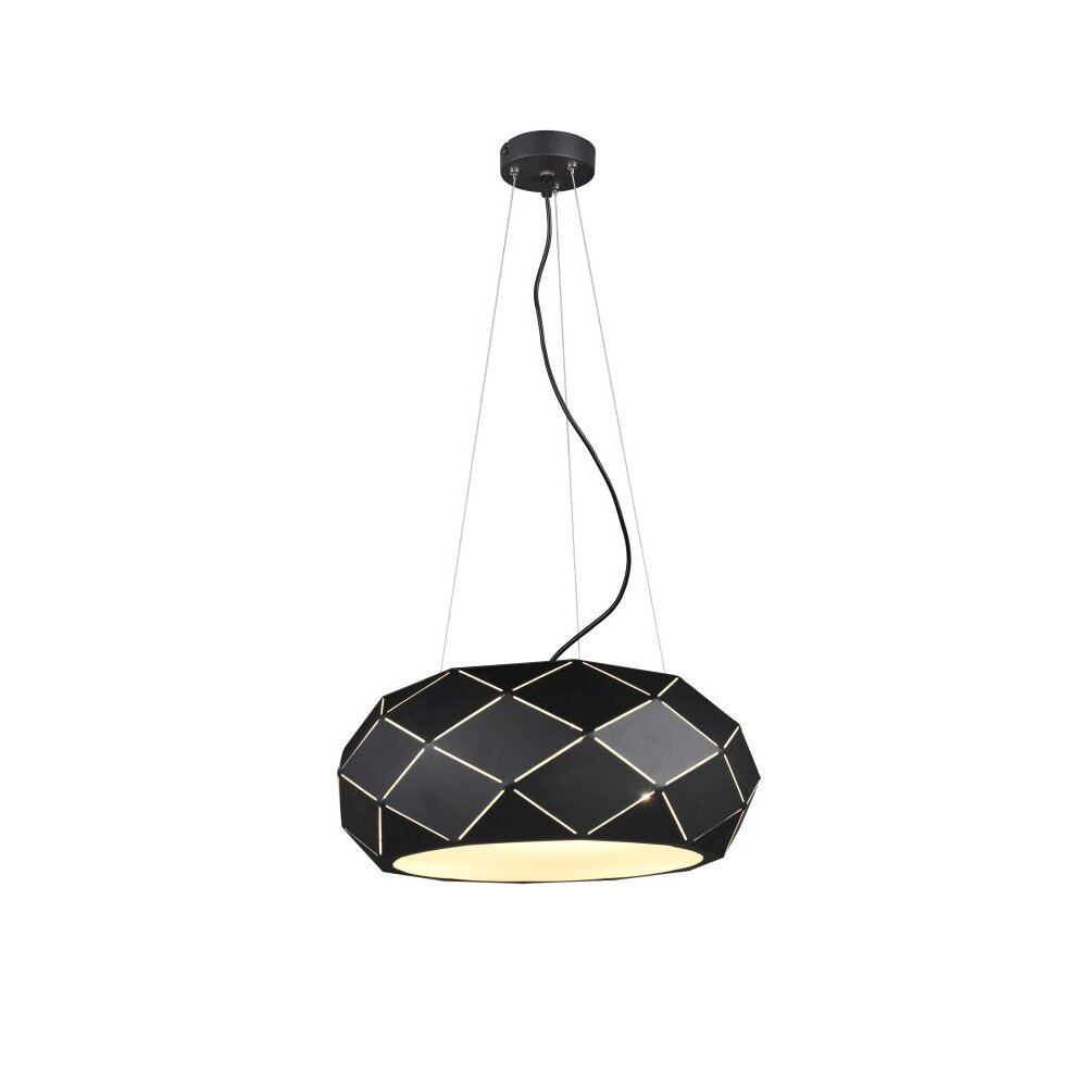 Trio Leuchten ZANDOR Pendelleuchte Schwarz, 3-flammig main product photo