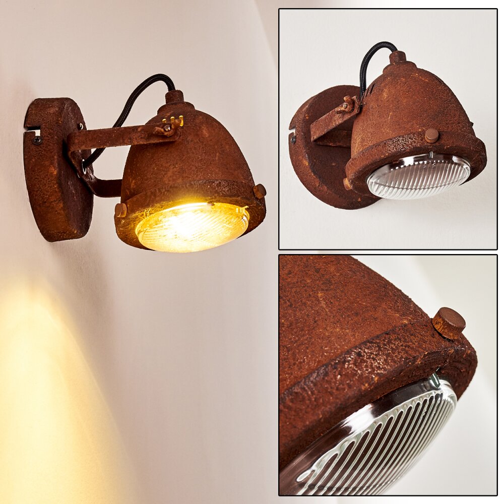 Glostrup Wandleuchte Rostfarben, 1-flammig main product photo