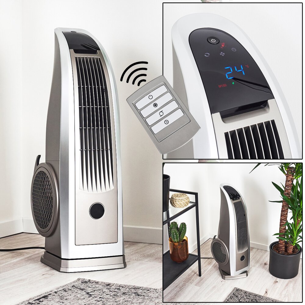 Benidorm Ventilator Schwarz, Silber, Fernbedienung main product photo