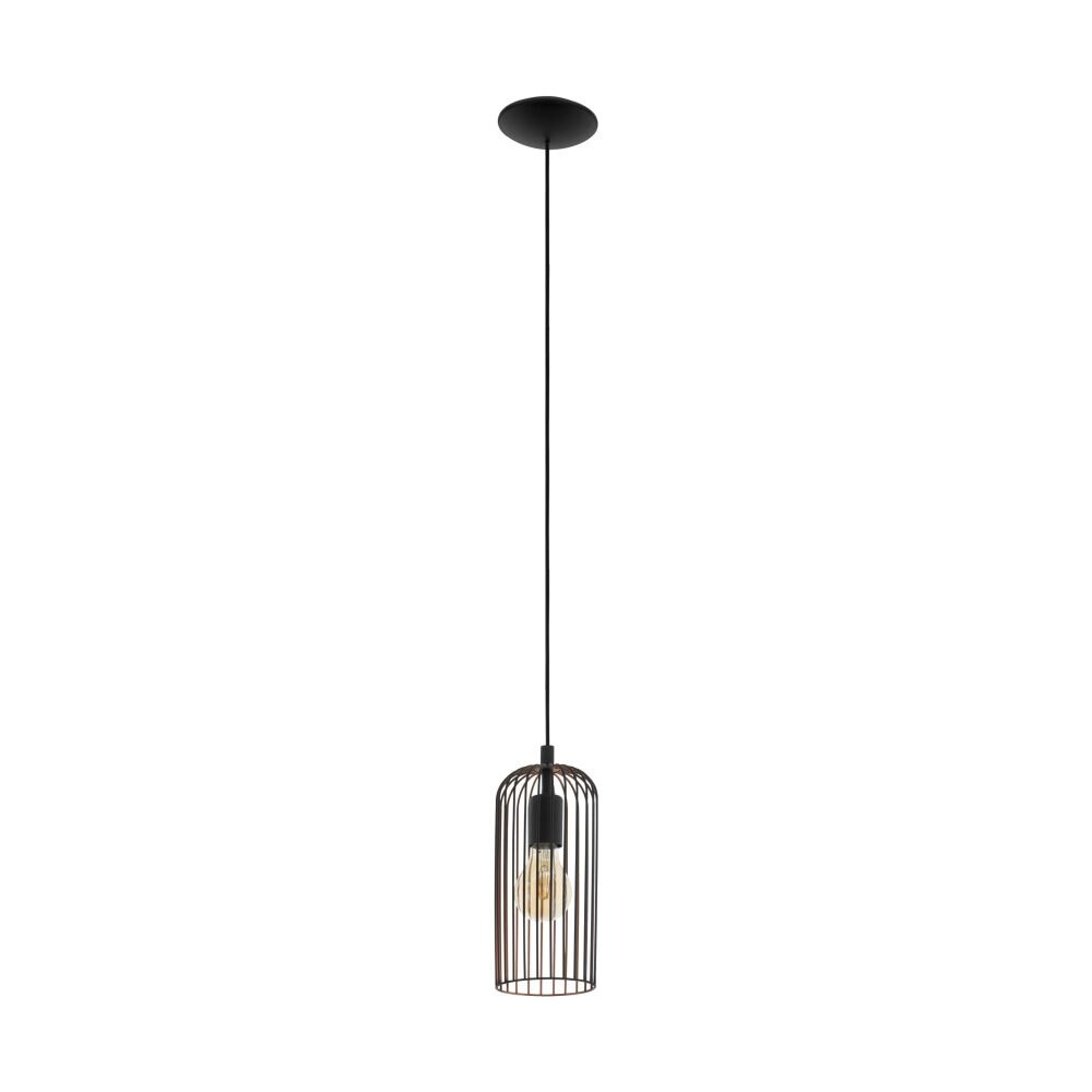Eglo ROCCAMENA Hängeleuchte Kupferfarben, Schwarz, 1-flammig main product photo