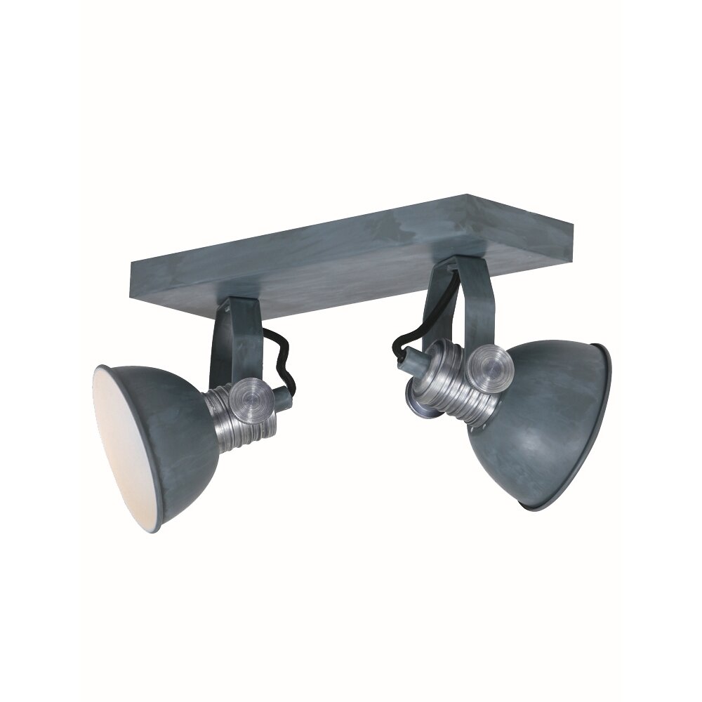 Steinhauer BROOKLY Strahler LED Grau, 2-flammig main product photo
