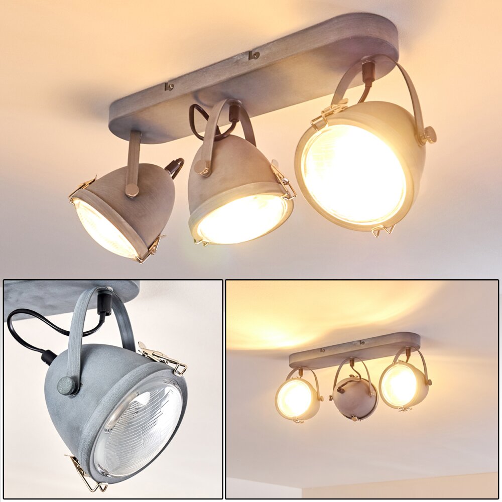 Butikon Deckenleuchte Grau, 3-flammig main product photo