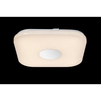 Globo FELION Deckenleuchte LED Weiß, 1-flammig, Fernbedienung