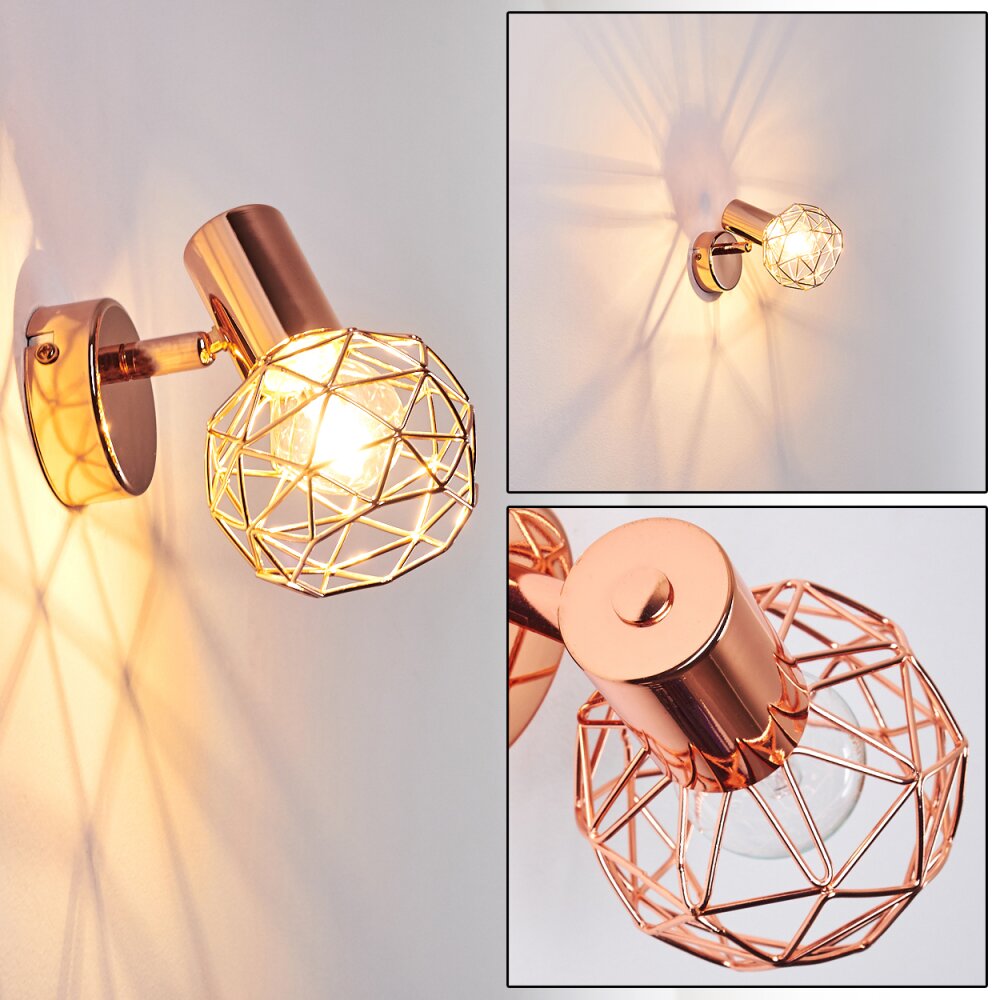 Palmira Wandleuchte Kupferfarben, 1-flammig main product photo