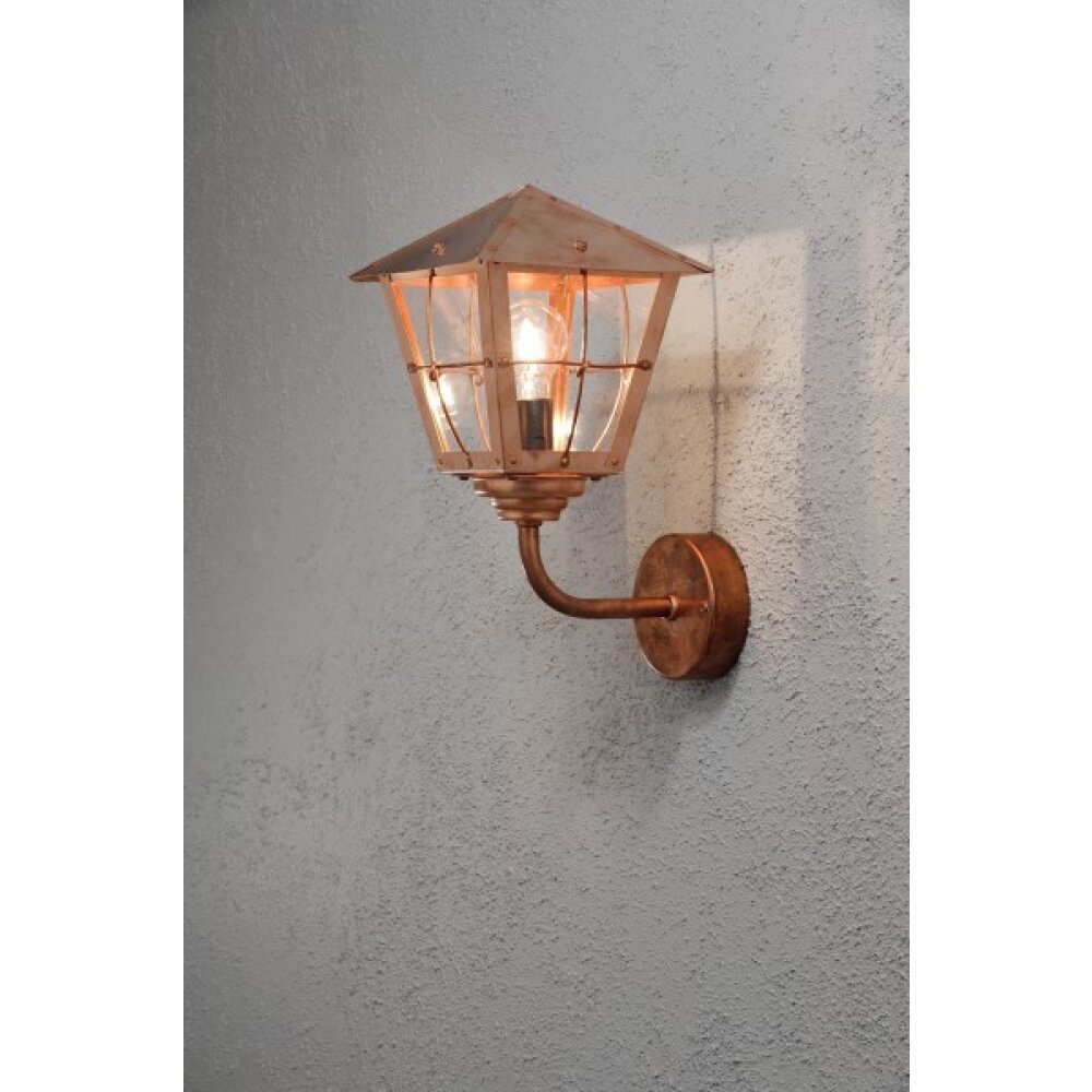 Konstsmide Fenix Wandleuchte Kupferfarben, 1-flammig main product photo