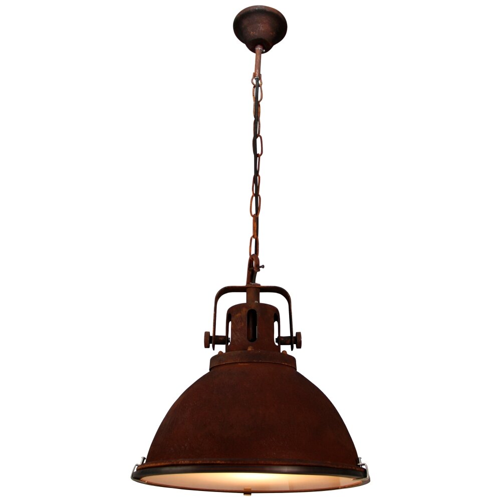 Brilliant Jesper Pendelleuchte Rostfarben, 1-flammig main product photo