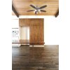 Globo JERRY Deckenventilator Chrom, Edelstahl, Nickel-Matt, 5-flammig