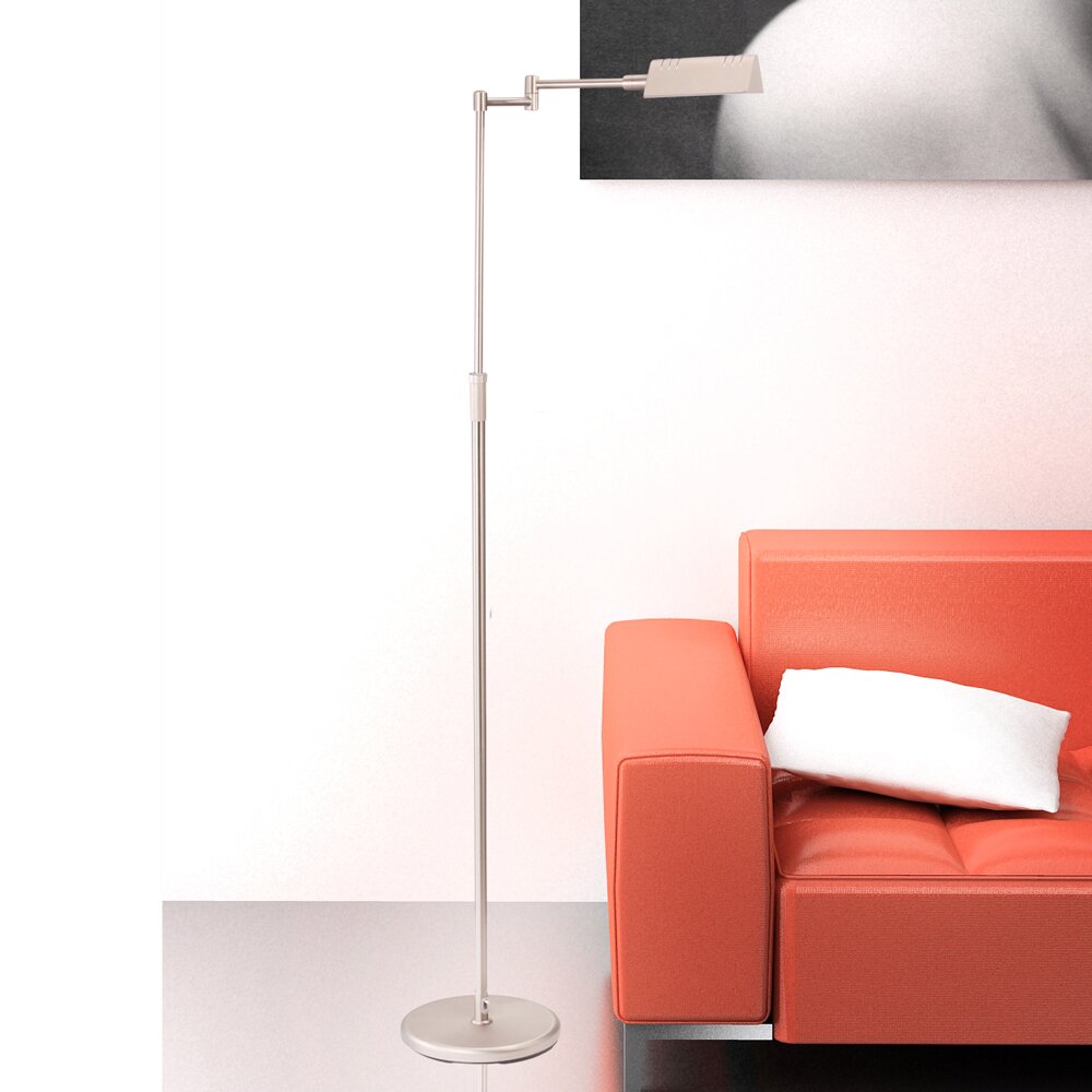 Steinhauer Mexlite Stehleuchte LED Edelstahl, 1-flammig main product photo