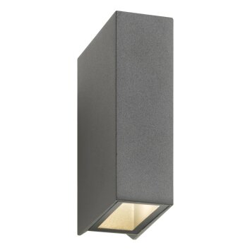 LCD Lingen Außenwandleuchte LED, 2-flammig