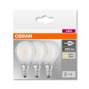Osram LED 3er Set E14 4,5 Watt 2700 Kelvin 470 Lumen