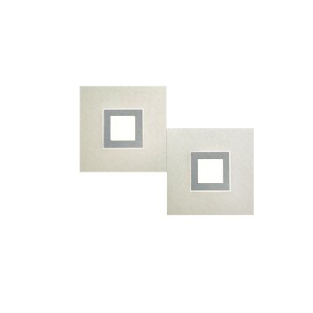 Grossmann KARREE Wandleuchte LED Titan, 2-flammig