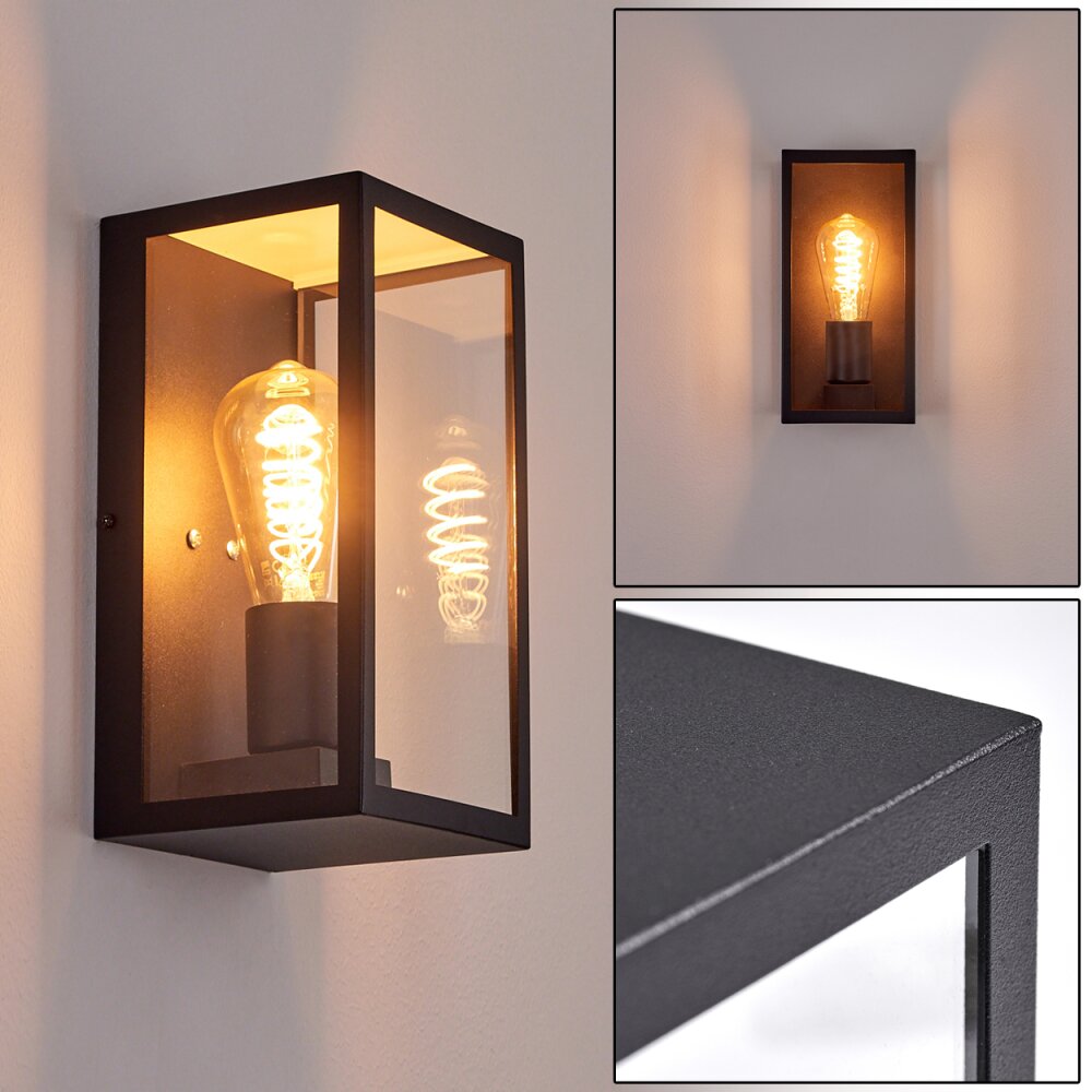 Hamra Außenwandleuchte Schwarz, 1-flammig main product photo