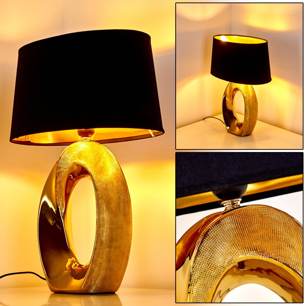 Rovio Tischleuchte Gold, 1-flammig main product photo