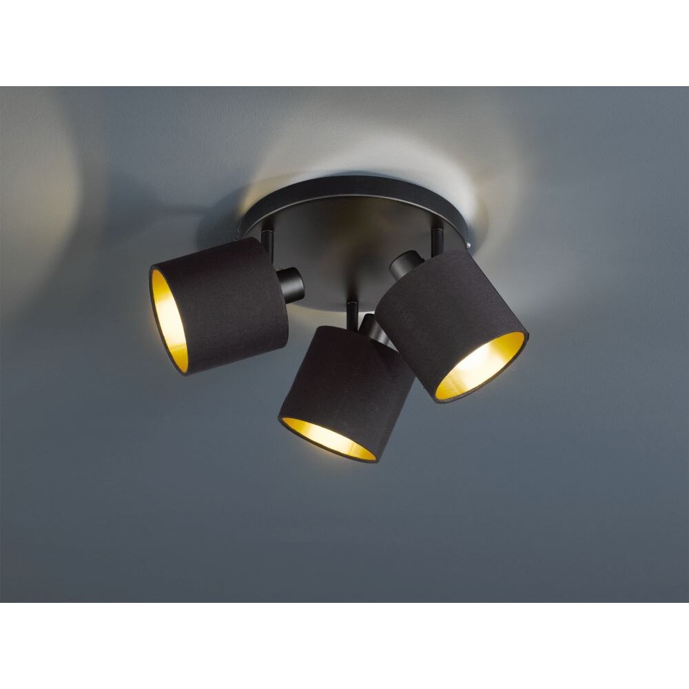 Reality TOMMY Strahler Schwarz, 3-flammig main product photo