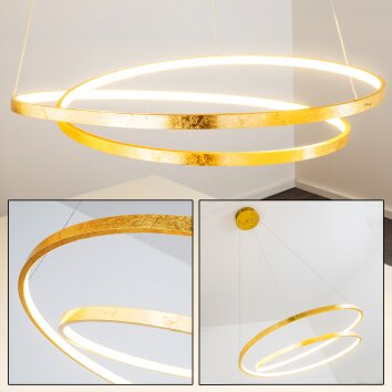 Stalon Pendelleuchte LED Gold, 1-flammig