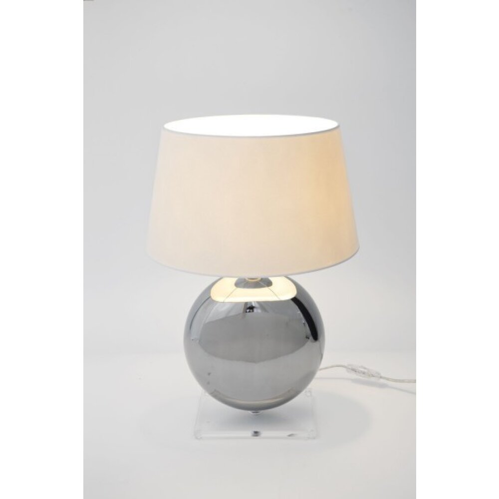 Holländer BOWLING Tischleuchte Silber, Weiß, 1-flammig main product photo