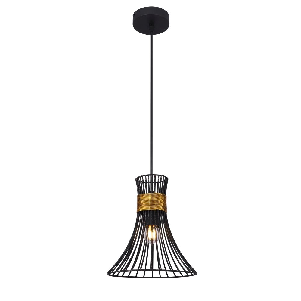 Globo ROXY Hängeleuchte Schwarz, 1-flammig main product photo