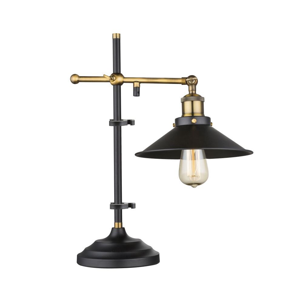 Globo LENIUS Tischleuchte Schwarz, 1-flammig main product photo