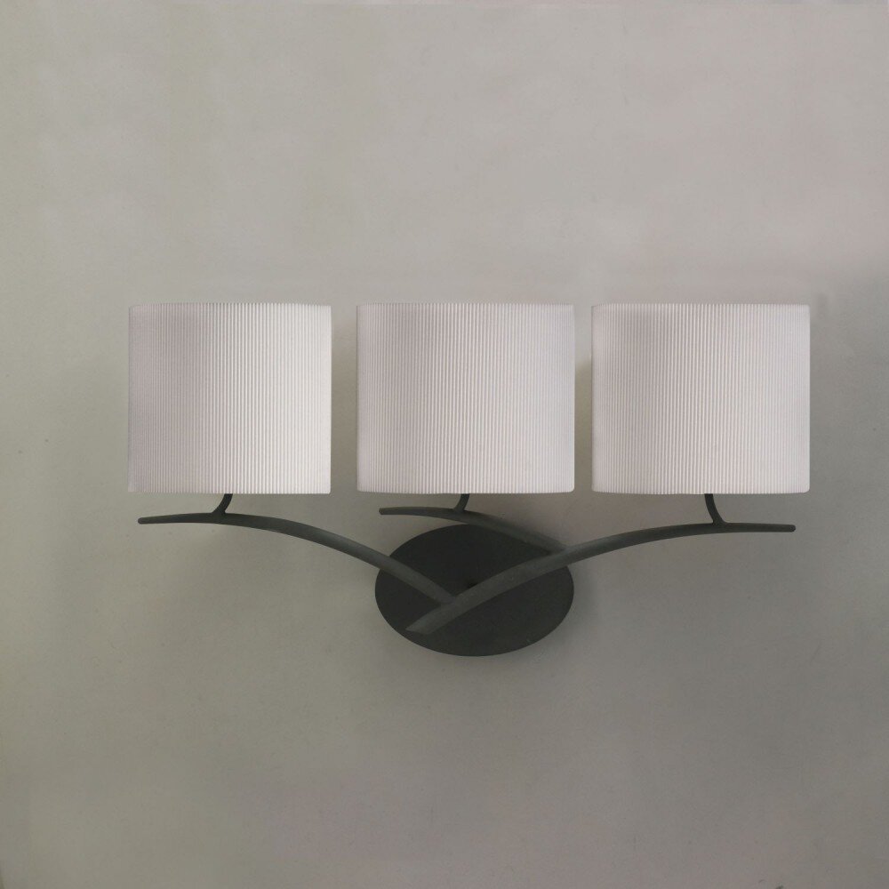 Mantra Eve Wandleuchte Anthrazit, 3-flammig main product photo