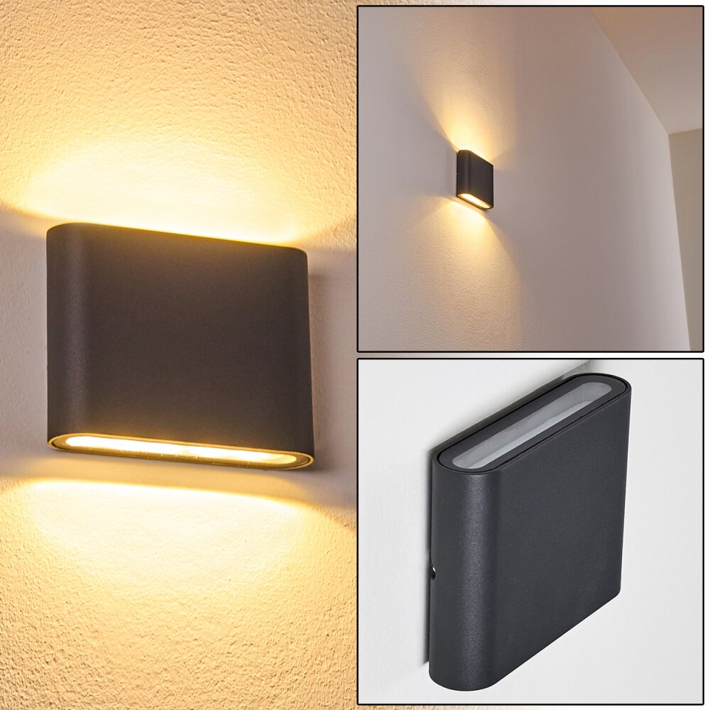 Tinglev Wandleuchte LED Anthrazit, 2-flammig main product photo