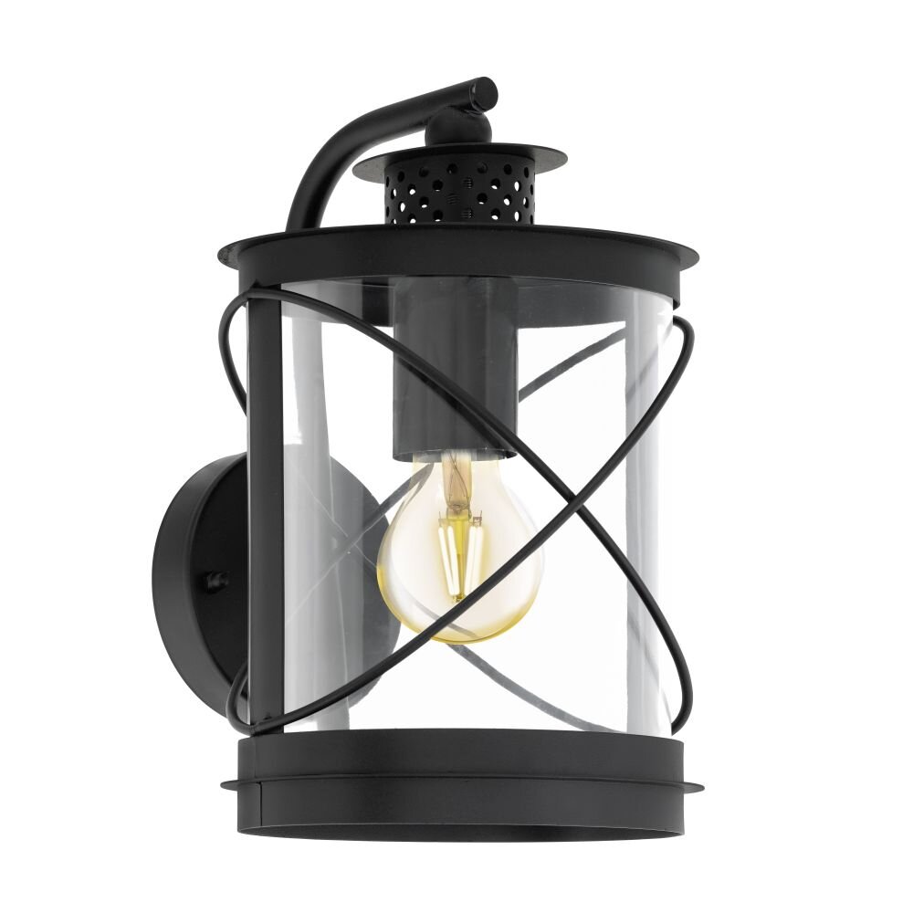 Eglo HILBURN Wandleuchte Schwarz, 1-flammig main product photo