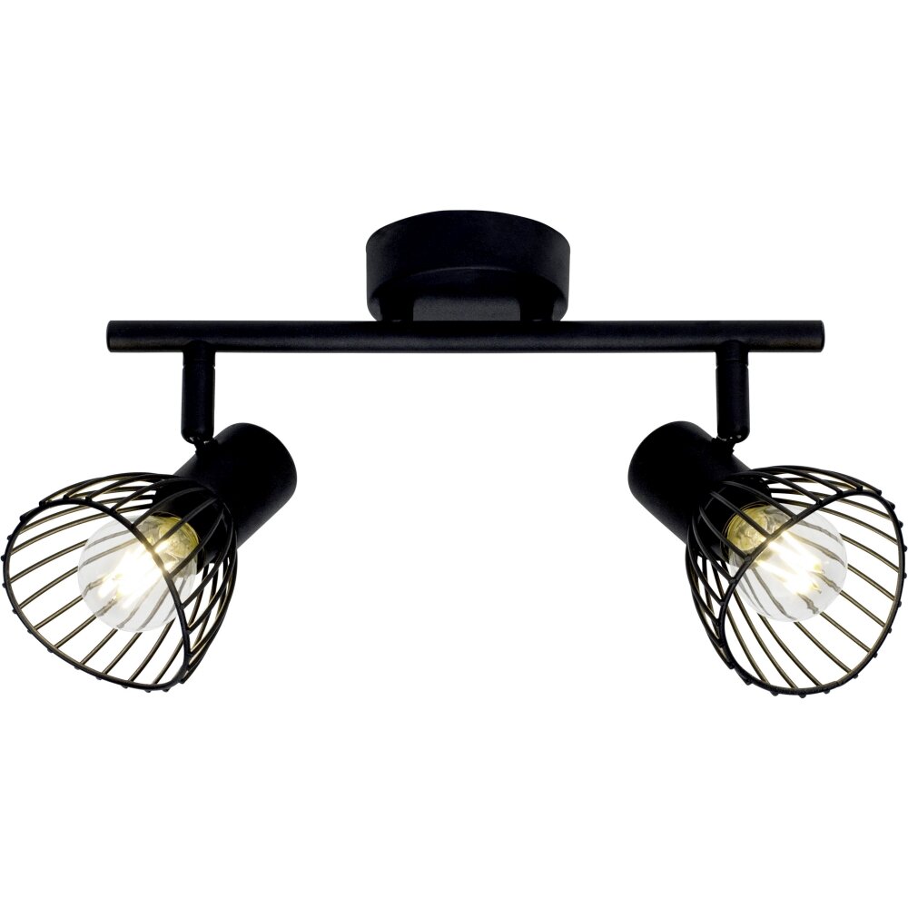 Brilliant Elhi Spotrohr Schwarz, 2-flammig main product photo