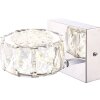 Globo AMUR Wandleuchte LED Chrom, Klar, 1-flammig