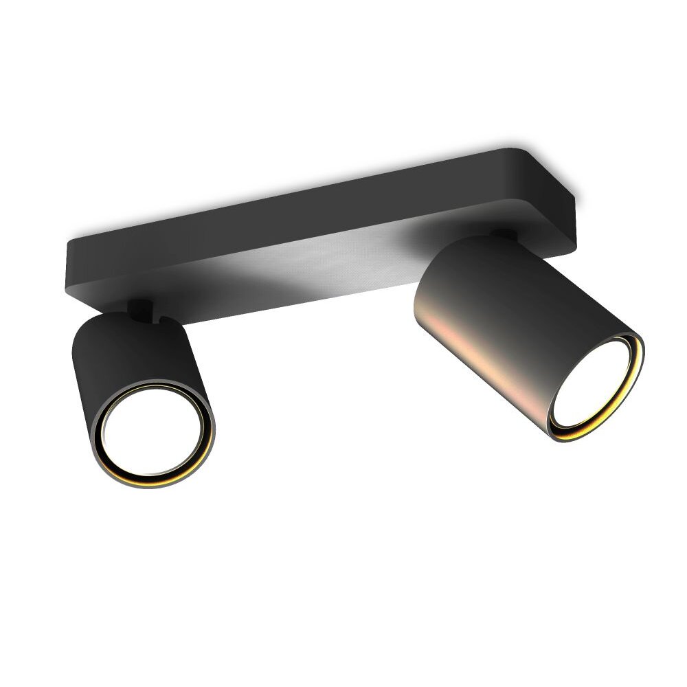 Mantra SAL BLACK Deckenleuchte Schwarz, 2-flammig main product photo
