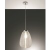 Fabas Luce Cora Pendelleuchten Chrom, 1-flammig