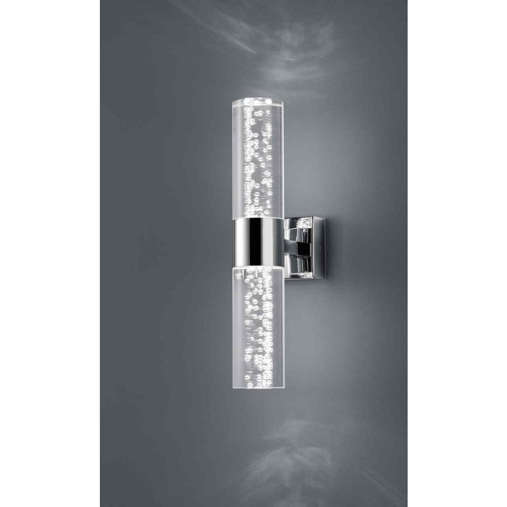 Trio Leuchten BOLSA Wandleuchte LED Chrom, 2-flammig main product photo