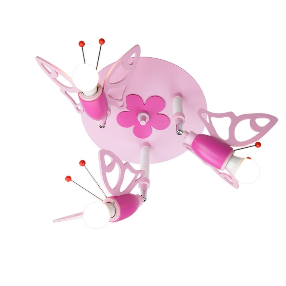 Elobra FALTER Deckenrondell Pink, 3-flammig main product photo