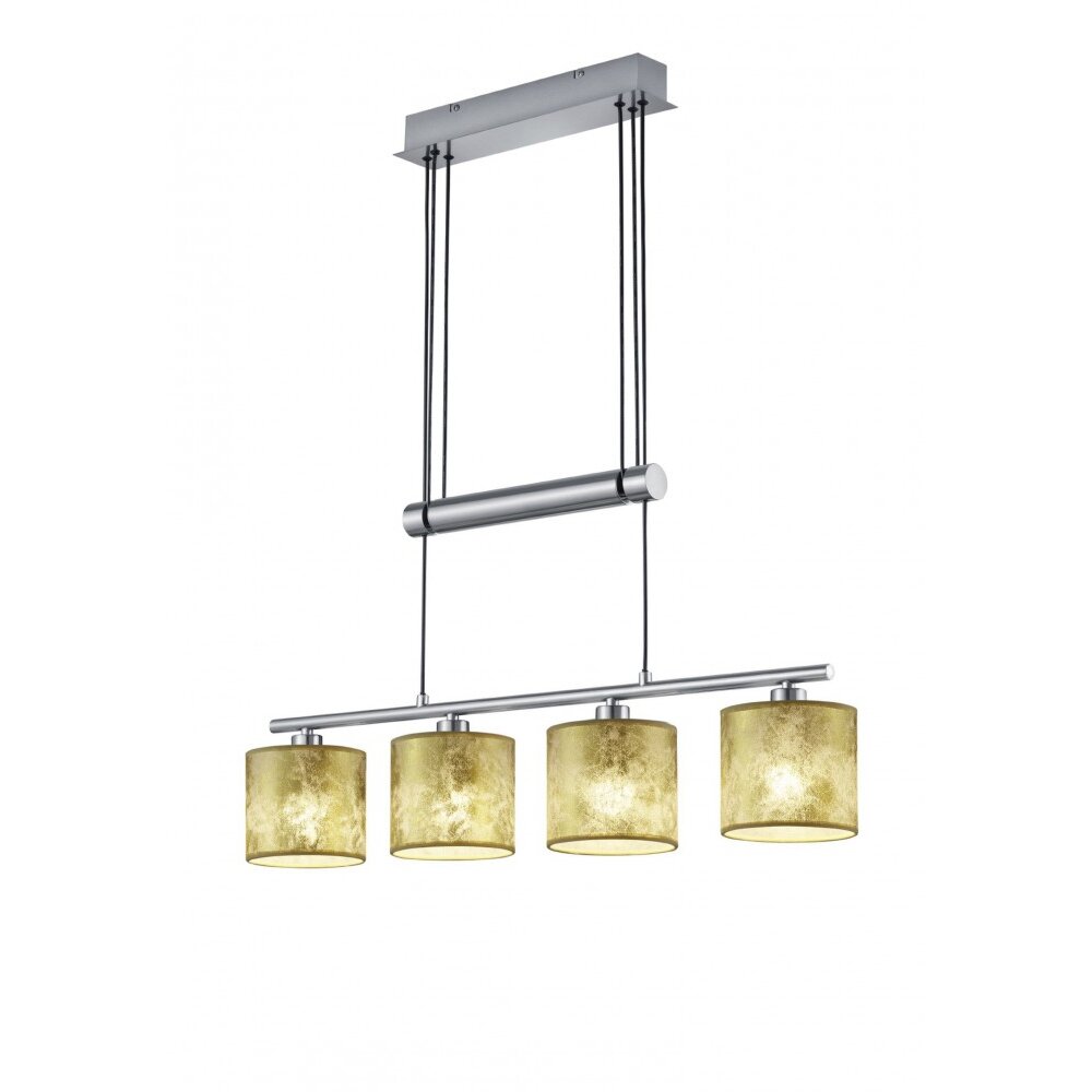 Trio Leuchten GARDA Pendelleuchte Nickel-Matt, 4-flammig main product photo