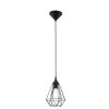 Eglo TARBES Pendelleuchte Schwarz, 1-flammig