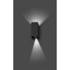 Faro Barcelona Blind Außenwandleuchte LED Anthrazit, 2-flammig