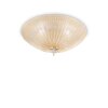 Ideal Lux SHELL Deckenleuchte Bernsteinfarben, 4-flammig