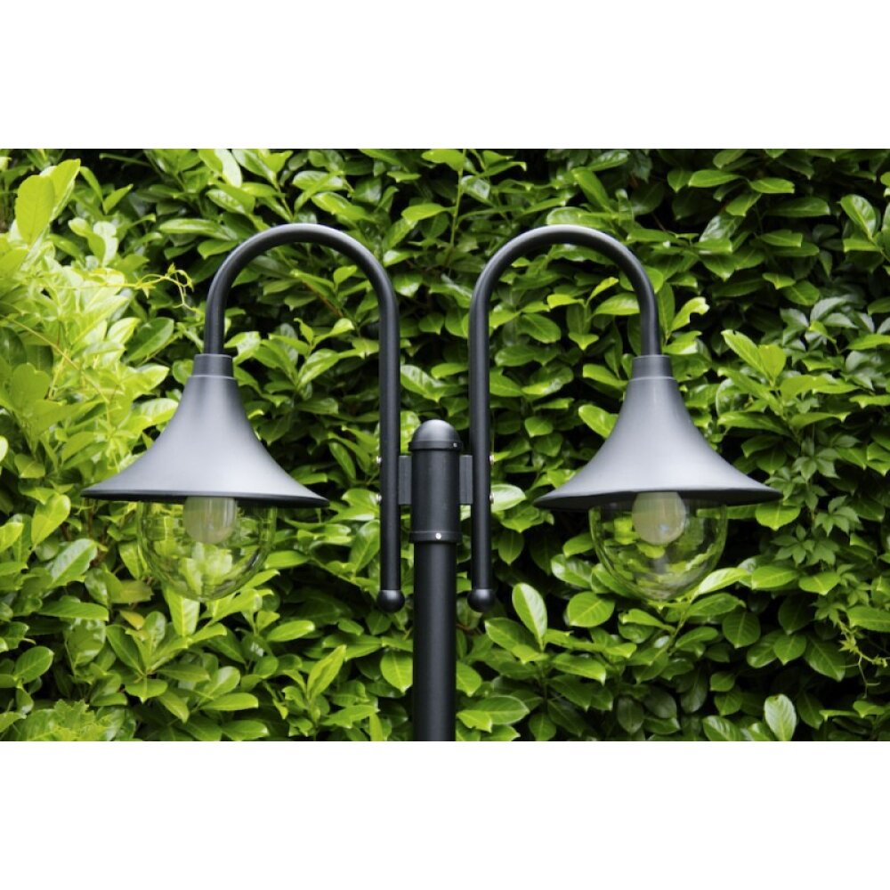 Brilliant Berna Außenstandleuchte Schwarz, 2-flammig main product photo