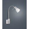 Trio Leuchten LEVISTO Wandleuchte LED Nickel-Matt, 1-flammig