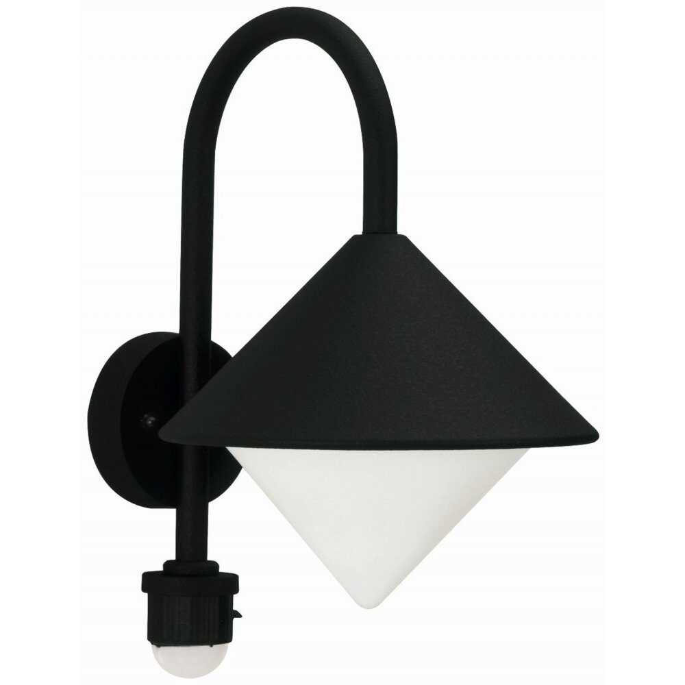 Albert Leuchten 646 Außenwandleuchte Schwarz, 1-flammig, Bewegungsmelder main product photo