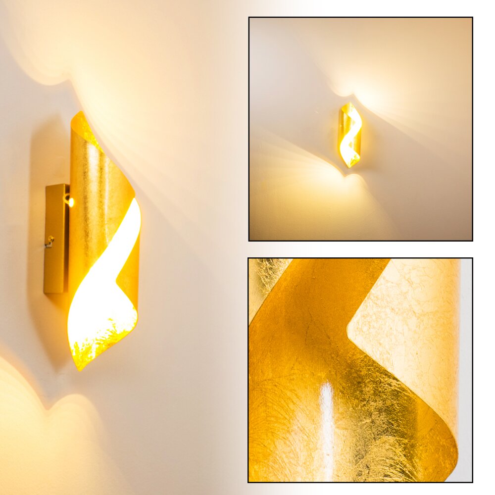 Ogarrio Wandleuchte LED Gold, 2-flammig main product photo