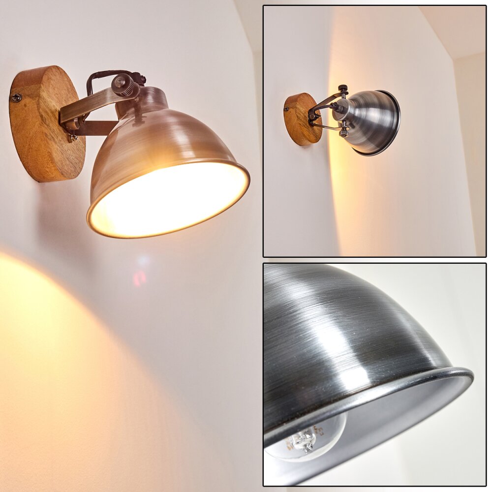 Svanfolk Wandleuchte Holz hell, 1-flammig main product photo