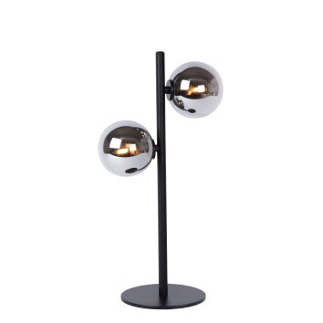 Lucide TYCHO Tischlampe Schwarz, 2-flammig