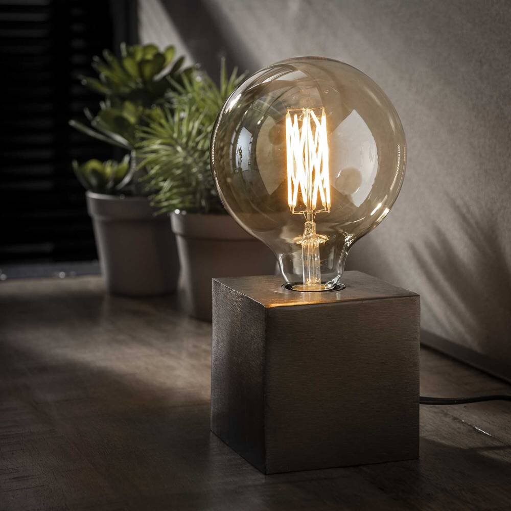 DEDEMSVAART Tischleuchte Nickel-Matt, Schwarz, 1-flammig main product photo